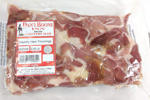 Generic Dan'l Boone Inn Brand Country Ham Trimmings 2 Pound Bulk Pack