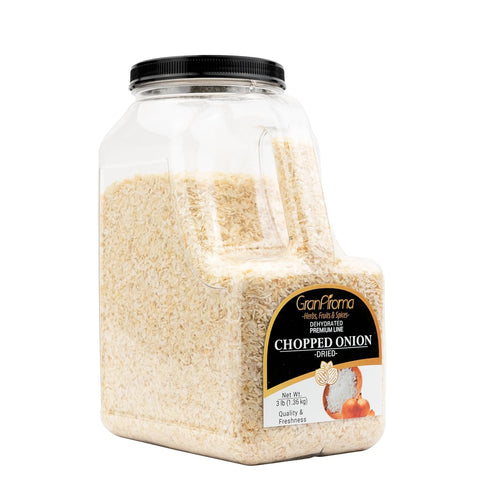 (3 GranAroma Chopped Onion, Cut & Dried, Soups & Casseroles, Versatile Ingredient Pound)