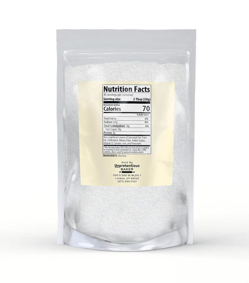 2 lbs, Unpretentious Dextrose, Sugar Substitute, Natural Sweetener, Made From Corn