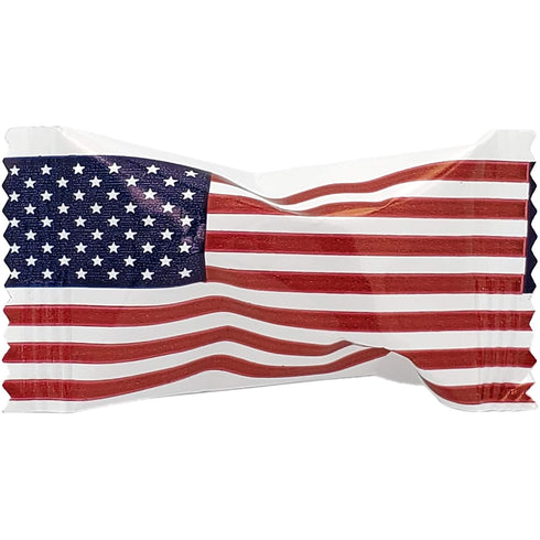 The Dreidel Company Patriotic Flag USA Buttermints - 4th of July Mint Candies, Individually Wrapped, 55 Pieces