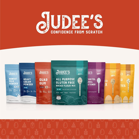 1.5 lb Judee's Gluten Free Cheddar Cheese Powder - Soup & Sauce Powder - Gluten Free & Nut Free Seasoning - Snack-Ready