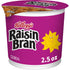 Kellogg's Raisin Bran Breakfast Cereal, High Fiber, 2.5 oz Cup