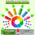 Set 6 (10ml/0.35 oz) Natural Food Coloring - FD&C & Artificial Dye Free, Gluten-Free, Colors Fl. Dye Free Food