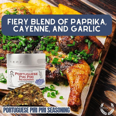 GLP-1 Portuguese Piri Piri Fire Seasoning | Gourmet Spice Blend | Non GMO, All Natural | Handmade in Small Batches