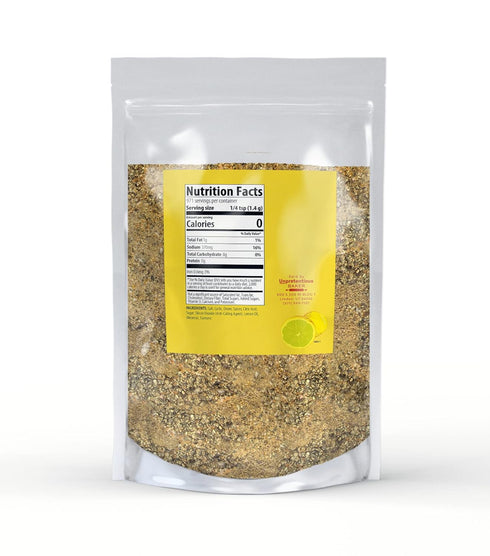 Unpretentious Lemon Pepper Seasoning (3 lb), Great Zesty Flavor, Perfect for Baking or Frying, Delicious Seasoning Blend