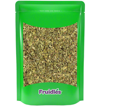 Packaged (4 Crushed Mint Leaves, Cut and Sifted, Kosher & Hallal, Non-GMO, Freshly Spearmint Hebrs in Resealable Bag