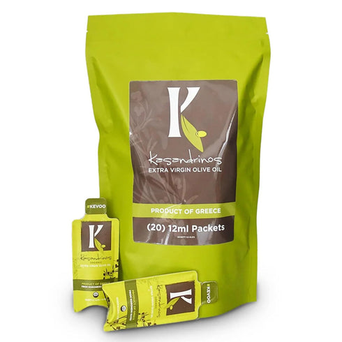 Kasandrinos Organic Extra Virgin Olive Oil Travel Packets 20 x 12ml Single