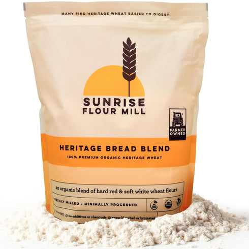 Sunrise Flour Mill Heritage Organic Bread Flour Blend - 2.0 lbs |