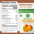 Wellsley Farms 20oz Pack Organic Dried Mango - Vegan Friendly & Low Sodium Dried Fruit - No Added Sugar, Preservatives