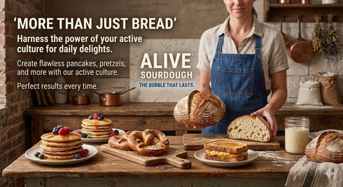 105-Year Sourdough Starter Active Live Bake TODAY, No Reviving Needed Heritage Culture Fail-Proof Artisan Bread & Pizza