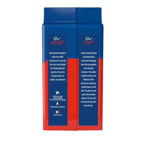 2 Pack 8.8oz/250g Lavazza Crema E Gusto Ground Coffee Each