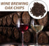 TOMETURE 3 100g/Bag Bags Wine Oak Chips - Toasted Wood Chips For Aging Whiskey Red Wine - Toast Wood Accessory For Home