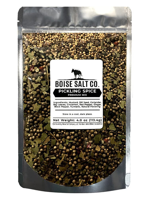 Boise Salt Co. Pickling Spice, 4 Ounce Resealable Standup Pouch
