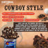 3 3 oz Centennial Cuts Beef Jerky Cowboy Style - High Protein, Zero Sugar & Zero Carbs, Simple Ingredients Snack