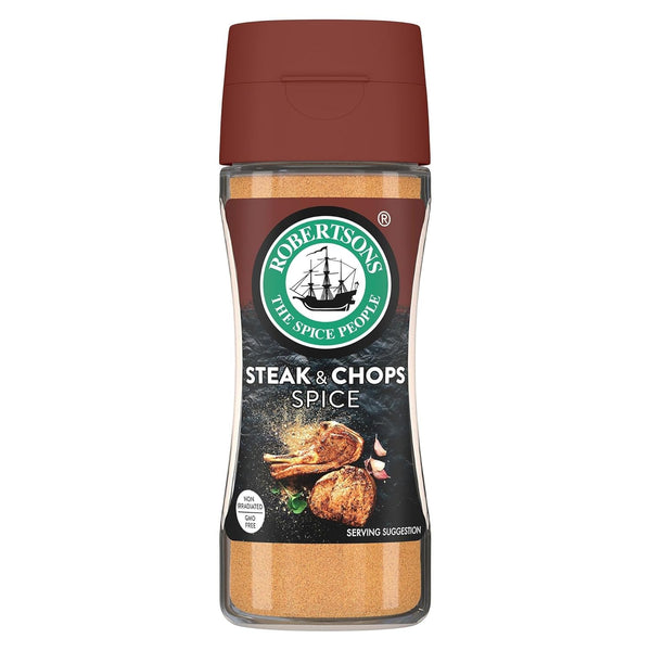 Robertsons Steak & Chops Spice - Imported from South Africa, 3.03oz, 86g