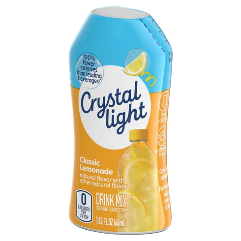 1.62 oz (Pack 2) Crystal Light Liquid Lemonade Drink Mix, fl Bottle