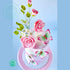 O'Creme Gumpaste Flower Spray, Alstroemeria - Edible Flowers for Cake Decorating - Sugar Paste Flower Decorations