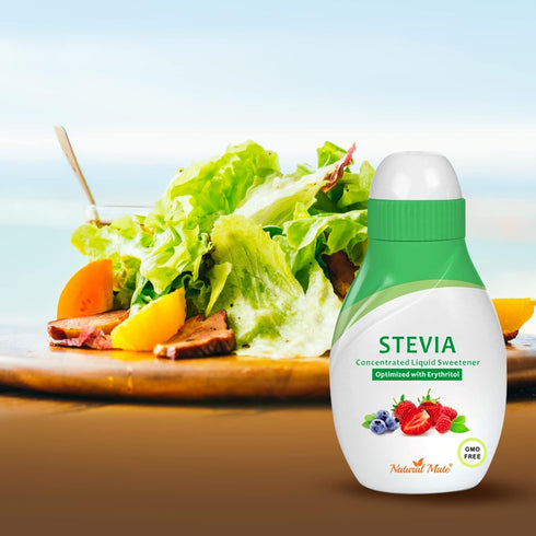 Stevia Concentrated Liquid Sweetener (Optimized with Erythritol) 1.33 FL OZ (37 mL) - 2 Pack