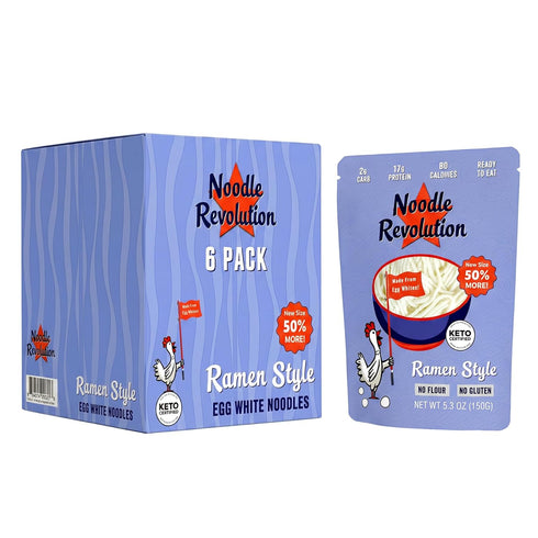 Noodle Revolution - Keto Noodles (Just 2G Carbs), Made From Egg Whites,