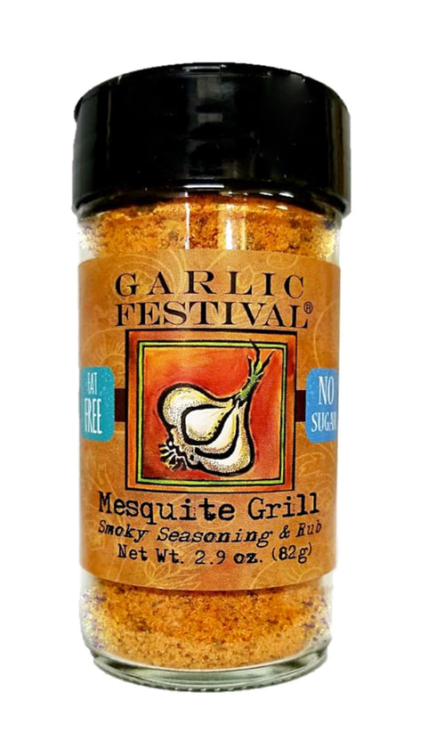 Garlic Festival Foods Mesquite Grill Garlic Seasoning 2.9 oz.