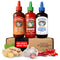Melindas Asian Trio Collection - Gourmet Hot Sauce Variety Pack with Sriracha