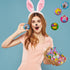 Fruidles Easter Double Crisp Bunny Munny Milk Chocolate, Half-Pound Happy Easter Day Coins, Party Bag Fillers