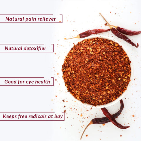 Pack Pack 4 Himalayan Chef Natural Spices Shaker Variety (Turmeric Powder, Black Pepper Garlic Salt Powder & Red