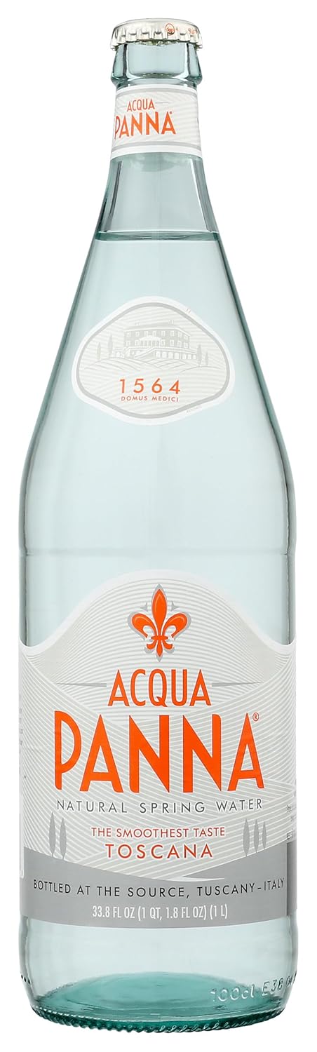 Acqua Panna Natural Spring Water, 33.8 Fl. Oz. Glass Bottle