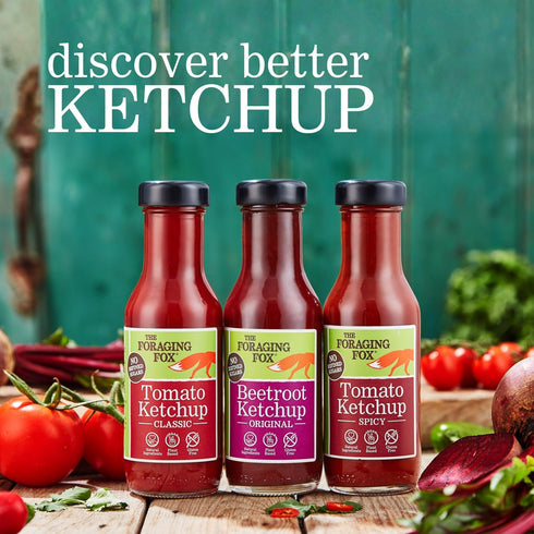 255 THE FORAGING FOX Beetroot Ketchup, GR