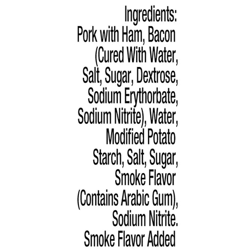 12 oz (Pack 12) Spam with Real Hormel Bacon Luncheon Meat