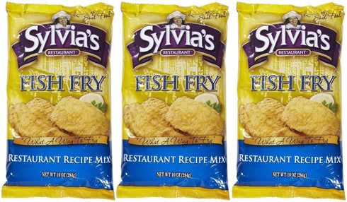 Sylvia's Fish Fry Restaurant Recipe Mix, 10 oz, 3 pk