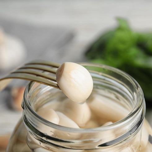 15.9 Sanniti Spanish Pickled Garlic, Ounces