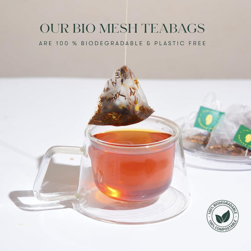 100g 50 Pack Luxmi Estates Chamomile Herbal Tea Loose Leaf Tea | Herbal Tea | Caffeine-Free | Single Ingredient | Cups