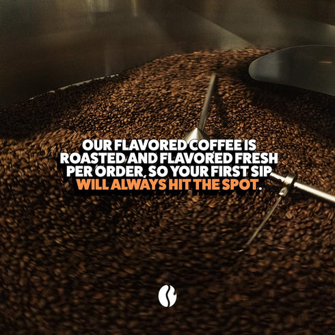 2 lb (32 oz), Fresh Roasted Coffee, Decaf Hazelnut Flavored Coffee, Medium Roast, Kosher, Whole Bean