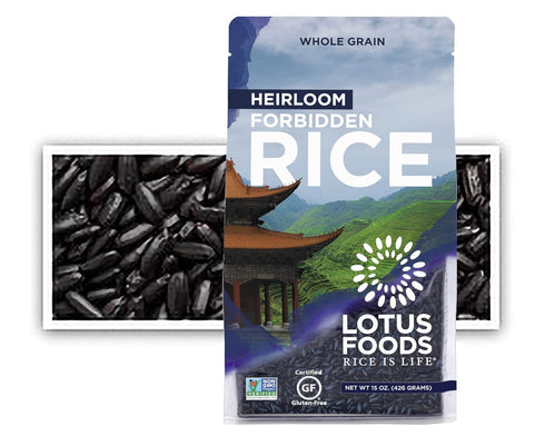 Lotus Foods, Rice Heirloom Forbidden Black, 15 Ounce