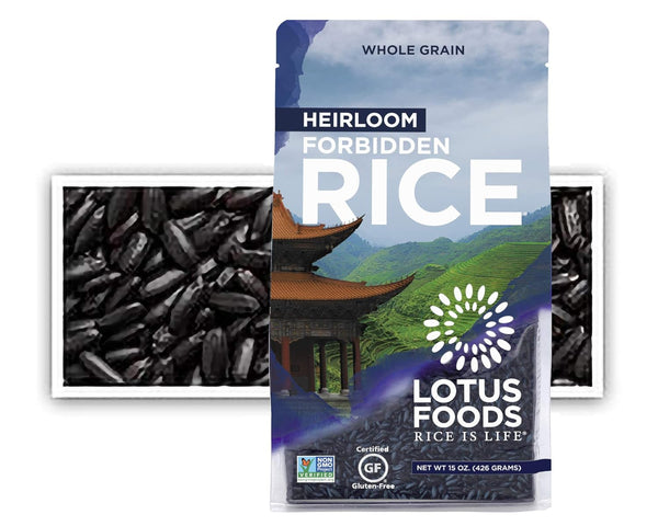 Lotus Foods, Rice Heirloom Forbidden Black, 15 Ounce