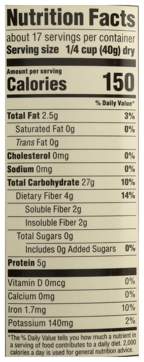 365 24 (Pack 2) by Whole Foods Market, Organic Quick Cook Steel Cut Oats, Ounce