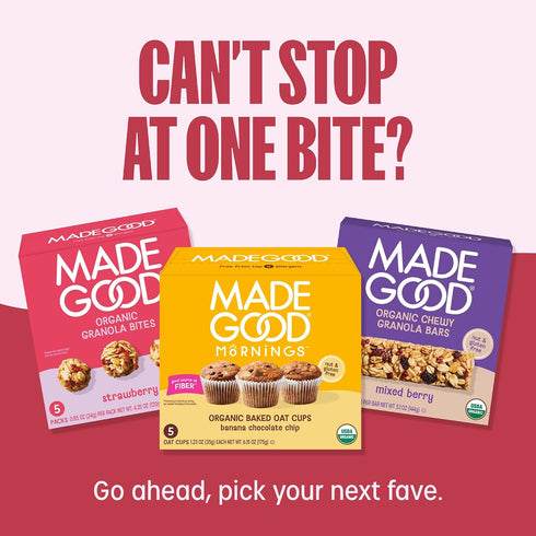 0.85oz MadeGood Red Velvet Soft-Baked Cookies, Each, Organic Snacks