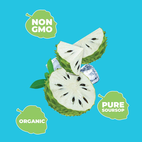 100% (16.9 oz, Pack 12) JANS Soursop Juice with Pulp of NO Sugar Added, Pure Guanabana Graviola Fresh from Juice, Not