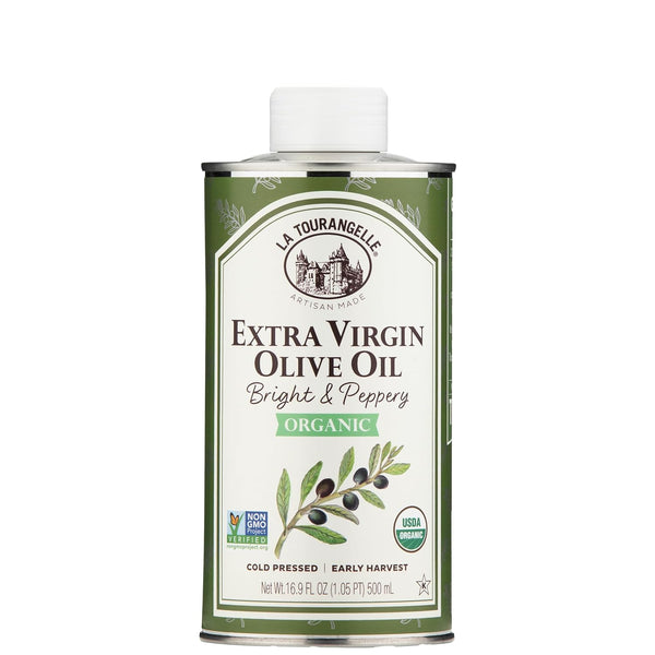 La Tourangelle, Organic Extra Virgin Olive Oil, Cold-Pressed EVOO from Spain, 16.9