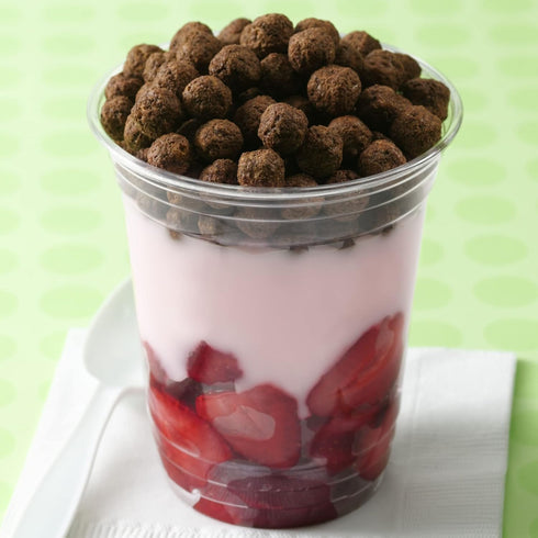By The Cup 25% 2 oz (Pack 12), General Mills Less Sugar Cereal Variety, Cups of Cocoa Puffs, Cinnamon Toast Crunch