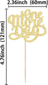 Ephlyn 30Pcs Countdown One More Day Cupcake Toppers Glitter Wedding Rehearsal Dinner Cupcake Picks Decoration
