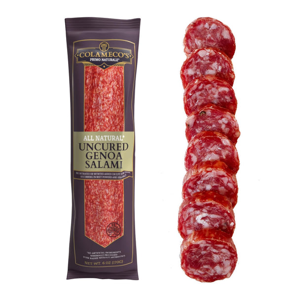 Colameco's All Natural Uncured Salami Chub - Authentic Italian Flavor, Humanely Raised