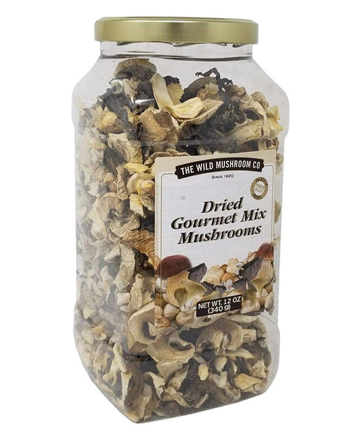 The Wild Mushroom Co 12 (340g) . Dried Gourmet Mix European Mushrooms Ounces