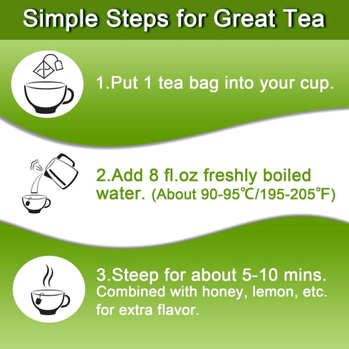 40 FullChea - Soursop Leaves Tea Bags, Teabags - Premium Soursop Graviola Leaves - Hojas De Guanabana Tea - Non-GMO