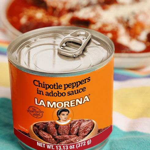 13oz (6 pack) (Packaging La Morena Chipotle peppers in adobo sauce, may vary)