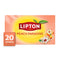 Lipton Peach Paradise Tea Bags, caffeine free Tea, Fruit and Herbal Tea,