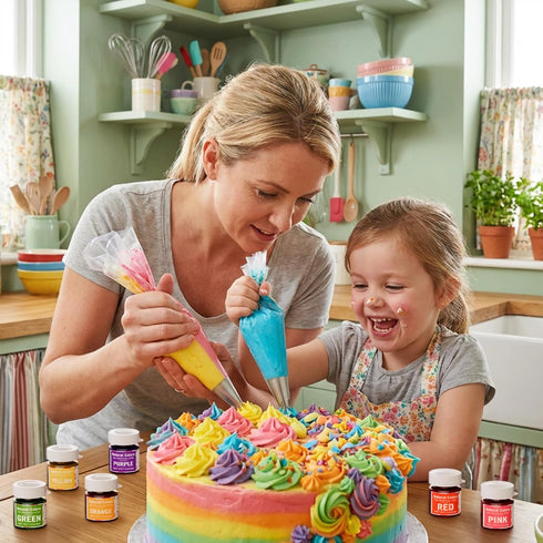 Set 6 Yellow,3g/Jar Natural Food Coloring Powder - Colors Water Based Vivid Powder Food Color Dye, No Artifical