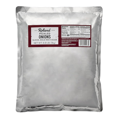 Roland Foods Pickled Onions, Specialty Imported Food, 6.61 Pound Bag, Pack of