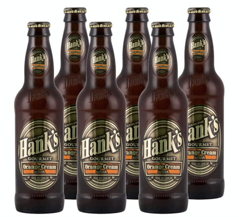 Hank's Gourmet Sodas Pack of 6 - (Orange Cream)